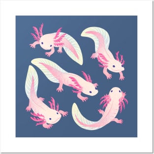 Axolotls 1 Posters and Art